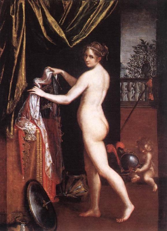 FONTANA, Lavinia Minerva Dressing dfh oil painting picture